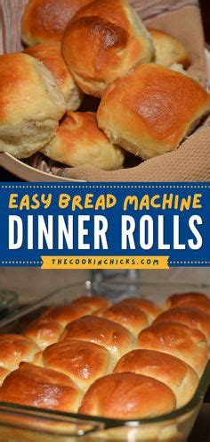 Best Bread Machine Dinner Rolls | Recipe | Bread machine recipes sweet, Easy bread machine ...