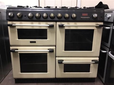 Cannon range dual fuel gas cooker 100cm cream double oven 3 months warranty free local delivery ...