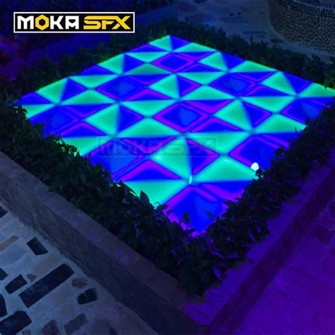 20Sqare Meters LED Dance Floor DMX Projector Dance Floor DJ & Event ...