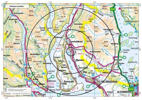 1. HMNB Clyde postal survey map showing the zones used to assess ...