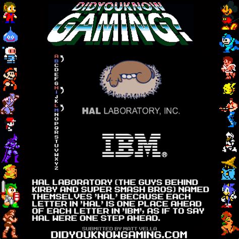 Did You Know Gaming? — HAL Laboratory.