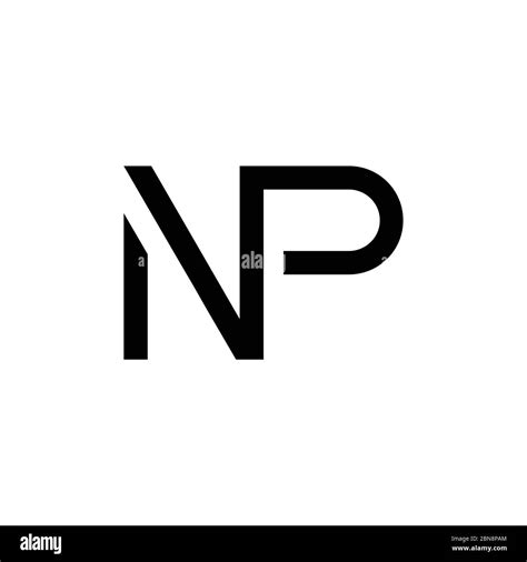 Initial Letter NP Logo Design Vector Template. Creative Abstract NP Letter Logo Design Stock ...