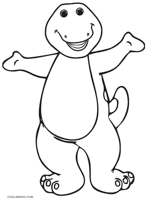 Free Printable Barney Coloring Pages For Kids