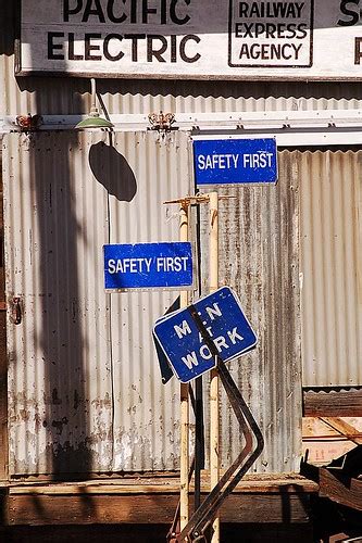 Safety First | signs... Inland Empire Railroad Museum | Jim Sneddon | Flickr