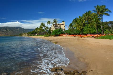 Kihei Beach, Maui, Hawaiian Islands Stock Photo - Image of hawaii, kihei: 135823516