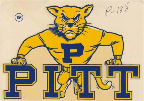 Hail To PITT | Mascot design, Panthers team, Panther logo