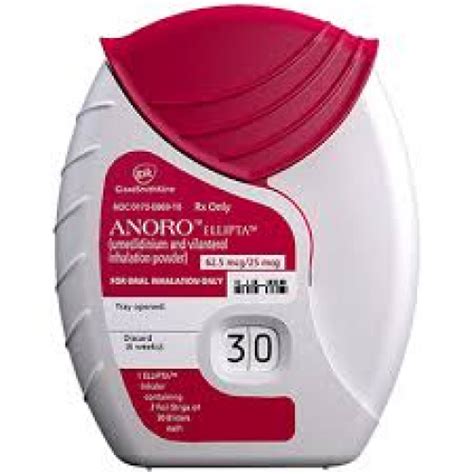 Anoro Ellipta 62.5/25mcg Inhaler – Biopharmtech