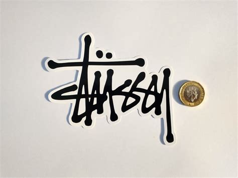 Stussy Sticker Stussy Logo Skateboard Laptop Stickers - Etsy UK