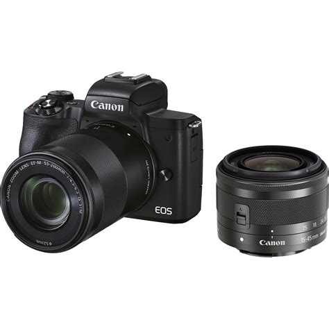 Canon EOS M50 Mark II Mirrorless Camera with 15-45mm and