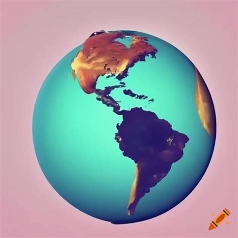 World map showing countries and continents