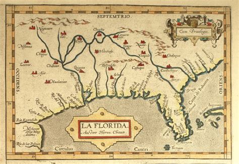 An 1584 map of Florida