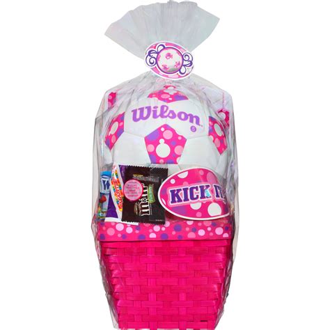 Wondertreats Girls Wilson Soccerball Kick It! Easter Basket - Walmart.com