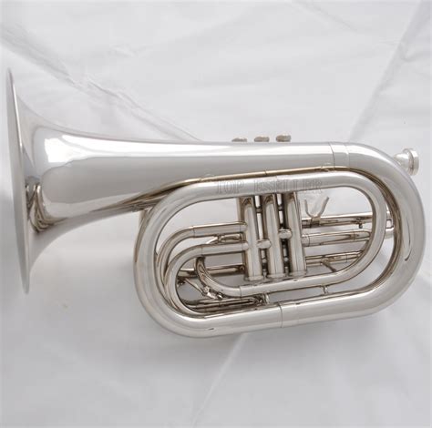 Professional Newest Marching Baritone Siver nickel Horn with Case | eBay