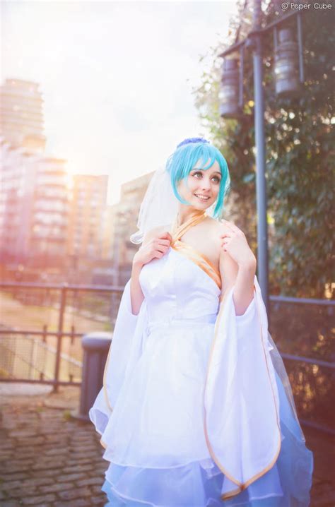 Hatsune Miku (Wedding Dress) - Vocaloid by Paper-Cube on DeviantArt