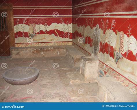 Archaeological Site of Knossos Crete Greece Stock Image - Image of europe, knossos: 125345185