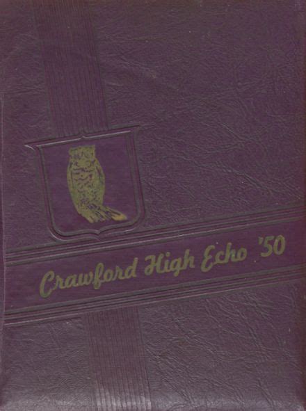 1950 Crawford County Comprehensive High School Yearbook | High school ...