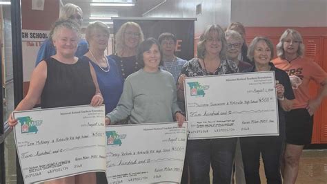 Missouri Retired Teachers Foundation awards 11 grants to Northeast Missouri Schools