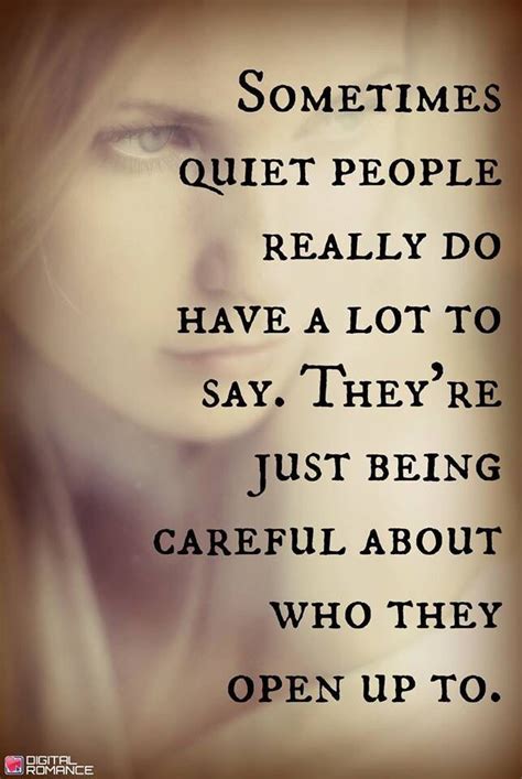 Quiet! | Quiet people, Real life quotes, How to memorize things