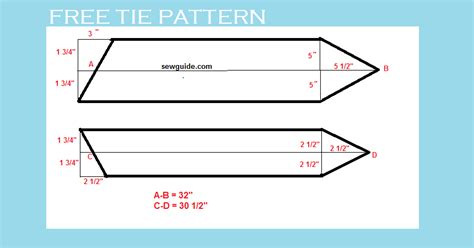 Free Necktie Template - FREE PRINTABLE TEMPLATES