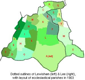 Lewisham Map Region Political | Map of London Political Regional