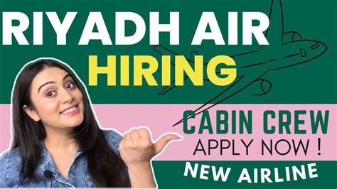 Riyadh Air is Hiring Cabin crew |Customer service| How to apply for Riyadh Air cabin crew ...