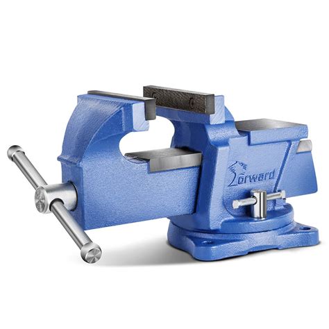 Forward Bench Vise | 4-Inch with Swivel Base and Anvil |Bench vice | heavy duty vise-workbench vise