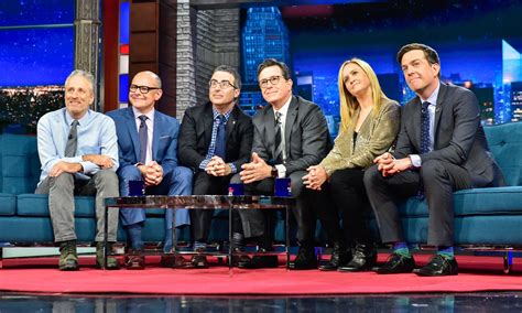 Watch Jon Stewart, 'Daily Show' Correspondents Reunite on 'Colbert'