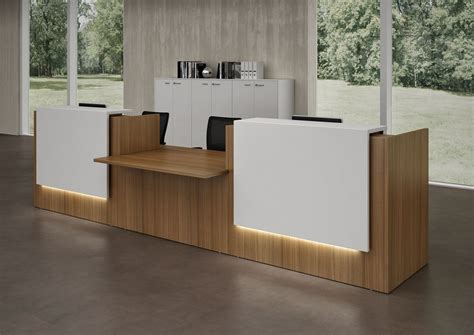 Stylish Reception Desks | Modern reception desk, Modern office furniture design, Office ...