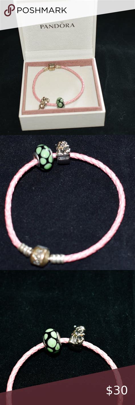 Pandora Child's Bracelet with 2 Charms | Pandora jewelry bracelets, Pandora pink, Pandora jewelry