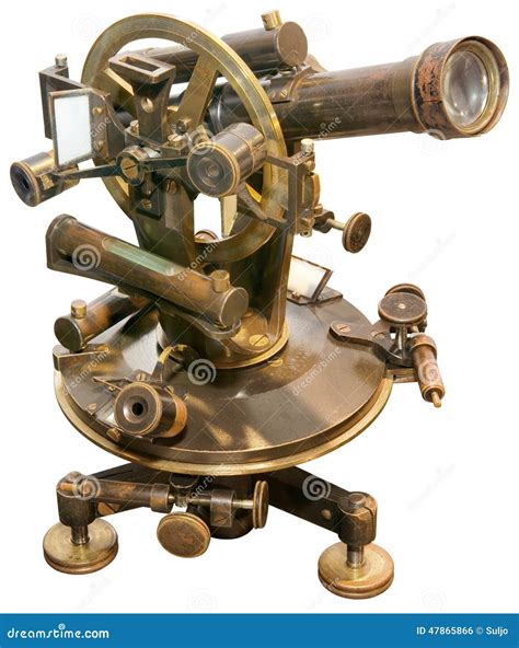 Old Theodolite Cutout Stock Photo - Image: 47865866