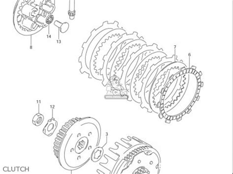 Suzuki Rm85 ,l 2002-2005 (usa) parts list partsmanual partsfiche