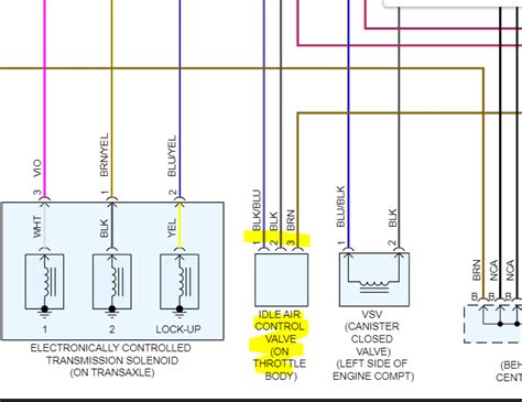 IAC Valve Wiring Diagram Needed?: Want to Know Which Color Goes to...