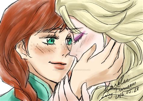 Elsa and Anna by LORELEI-LilyPrincess on DeviantArt