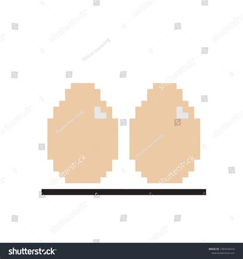 Egg Pixel Art Stock Vector (Royalty Free) 1363536410 | Shutterstock