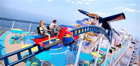 Carnival Cruise Line Unveils Additional Details on First Roller Coaster at Sea - Coaster101