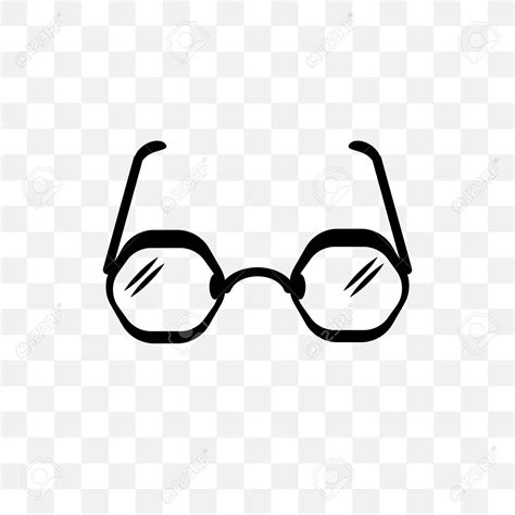 Free download Round Eyeglasses Vector Icon Isolated On Transparent Background [1300x1300] for ...