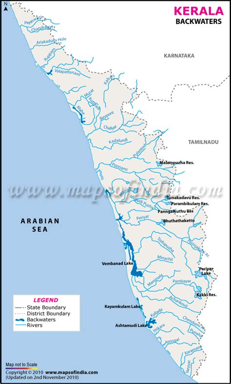 Kerala Map | Mapsofindia Blog