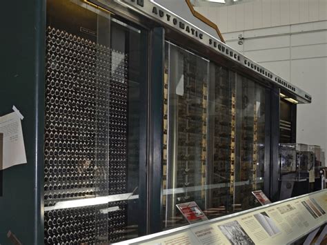 At Harvard, Howard Aiken's computing machine hums briefly back to life ...