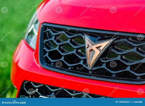 Logo of Cupra editorial photo. Image of transport, closeup - 159046321