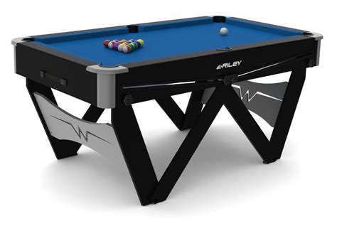 Riley W Leg Folding Pool Table | Liberty Games