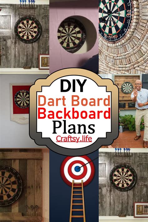 20 DIY Dart Board Backboard Ideas For Your Home - Craftsy