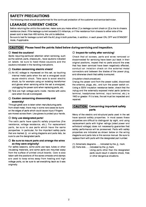 DENON AVR-1911 AVR-791 VER.3 AV SURROUND RECEIVER SM Service Manual download, schematics, eeprom ...