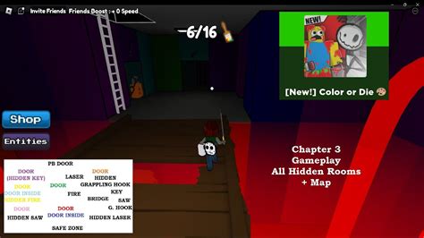 Roblox Color or Die Chapter 3 MAP. Full Gameplay Walkthrough. All Hidden Doors + 4 Endings and ...