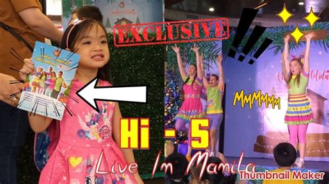 Hi-5 Live In Manila ( Hi5 Songs Part 2 ) Jayne Kirsten Diaries - YouTube