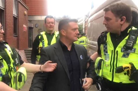 Tommy Robinson 'arrested while filming outside grooming trial' in Leeds ...