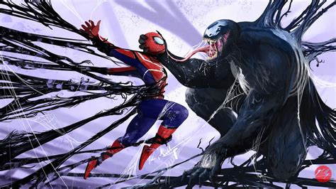 [100+] Venom Spider Man Wallpapers | Wallpapers.com