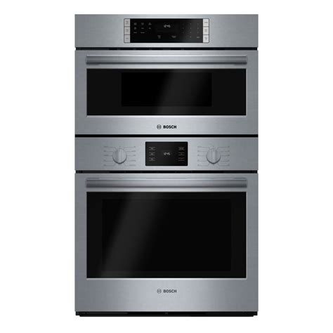 Bosch Self-Cleaning Microwave Wall Oven Combo (Common: 30-in; Actual ...