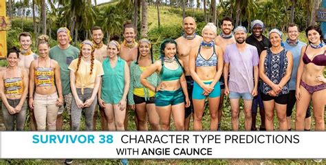 Survivor 38 Character Type Predictions with Angie Caunce ...