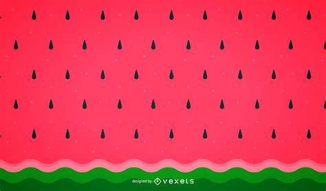 Minimalist Watermelon Background Pattern Vector Download