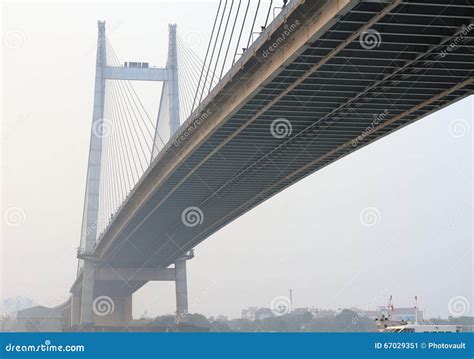 Vidyasagar setu stock image. Image of setu, longest, bridge - 67029351